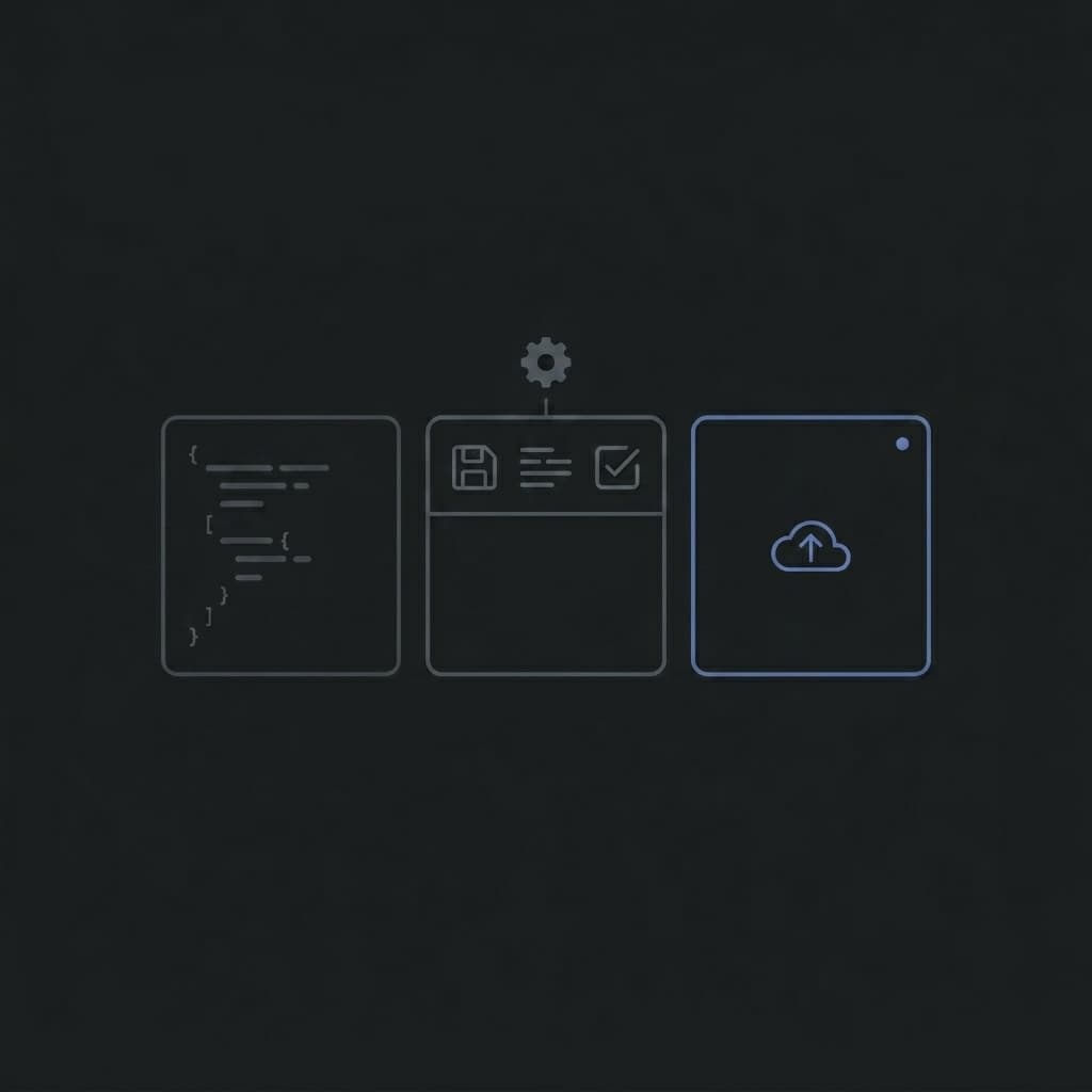 JSON Editor Updates: Smarter Toolbar, New Center Bar & Refined Colors